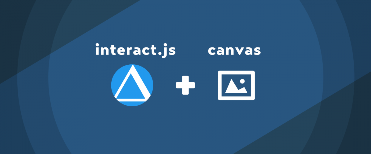 interact.js + canvas