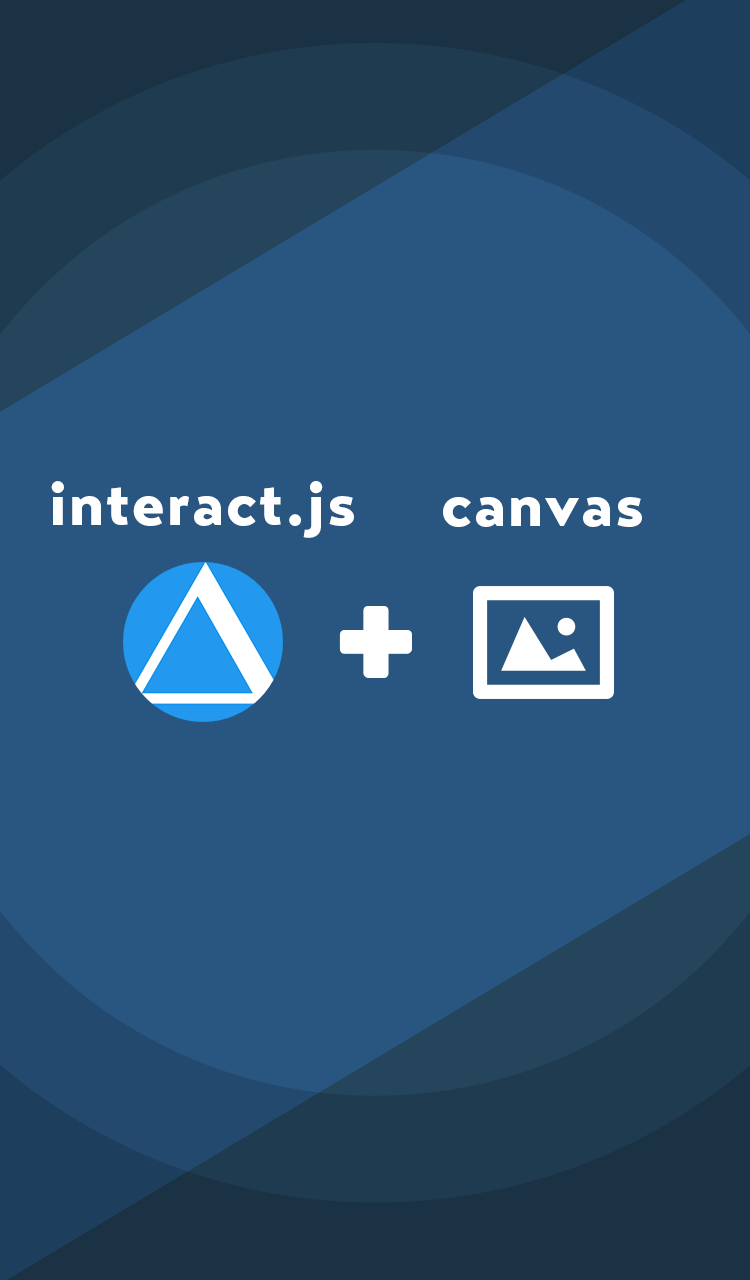 interact.js + canvas