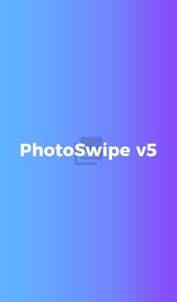 PhotoSwipe v5